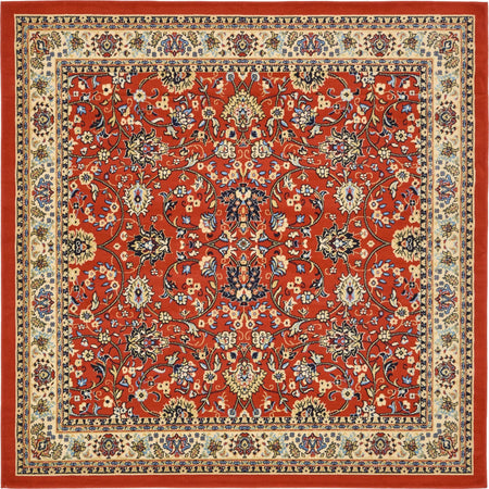 Isfahan Elegance Collection Area Rug - Naghsh-e Jahan (Terracotta)