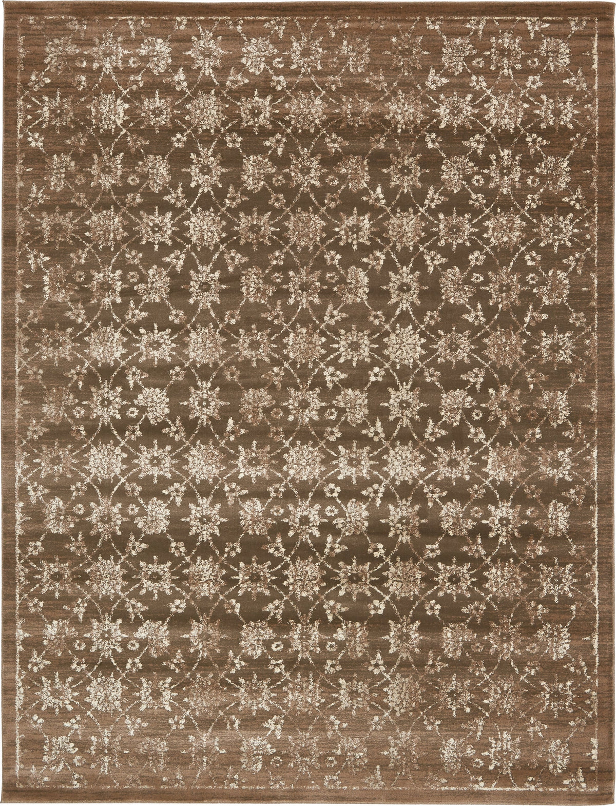 Copenhagen Dahlia Collection Area Rug - Frederiksberg Rectangle Taupe Main