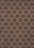 Garden Lattice Oasis Collection Area Rug - Arbor (Brown) Rectangle Brown Main