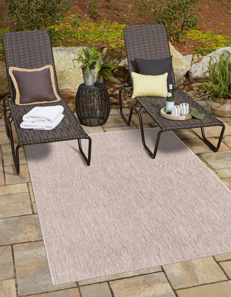 Seaside Serenity Collection Area Rug - Veranda (Beige)