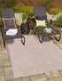 Seaside Serenity Collection Area Rug - Veranda (Beige)