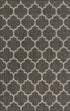 Seaside Lattice Collection Area Rug - Arbor (Black)