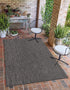 Seaside Serenity Collection Area Rug - Veranda (Black)