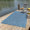 Patio Perfection Collection Area Rug - Veranda (Blue) Rectangle Blue  lifestyle 27