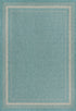 Terrace Fringe Collection Area Rug - Veranda (Aquamarine)