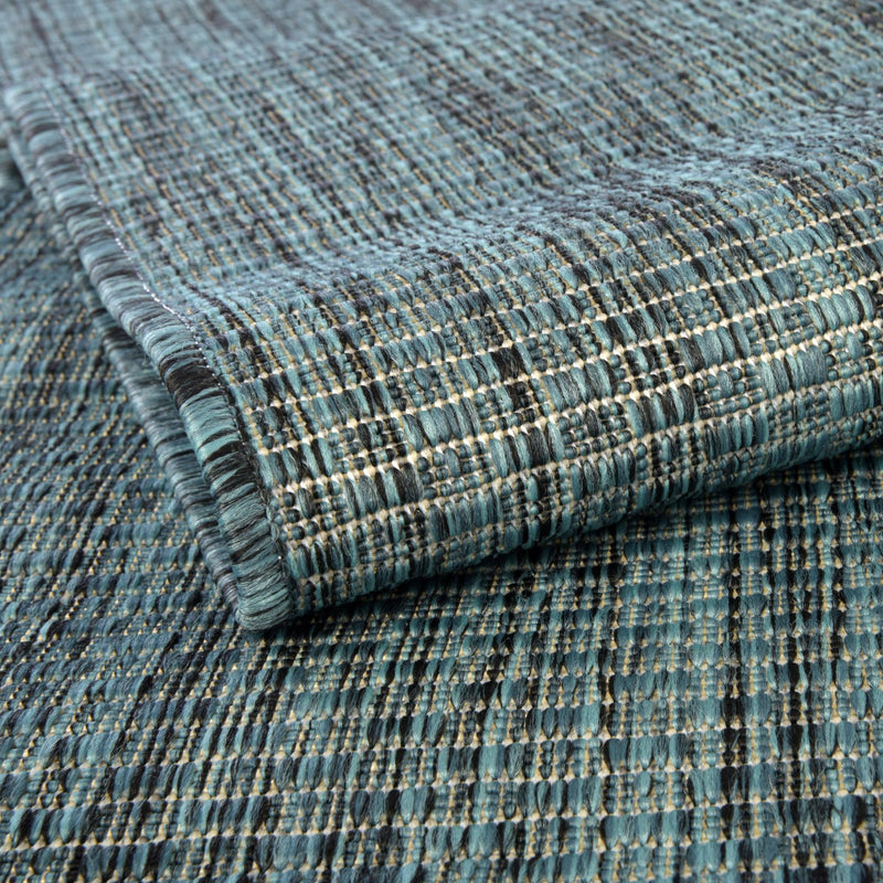 Patio Perfection Collection Area Rug - Veranda (Teal) Rectangle Teal  lifestyle 21