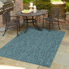 Patio Perfection Collection Area Rug - Veranda (Teal) Rectangle Teal  lifestyle 47