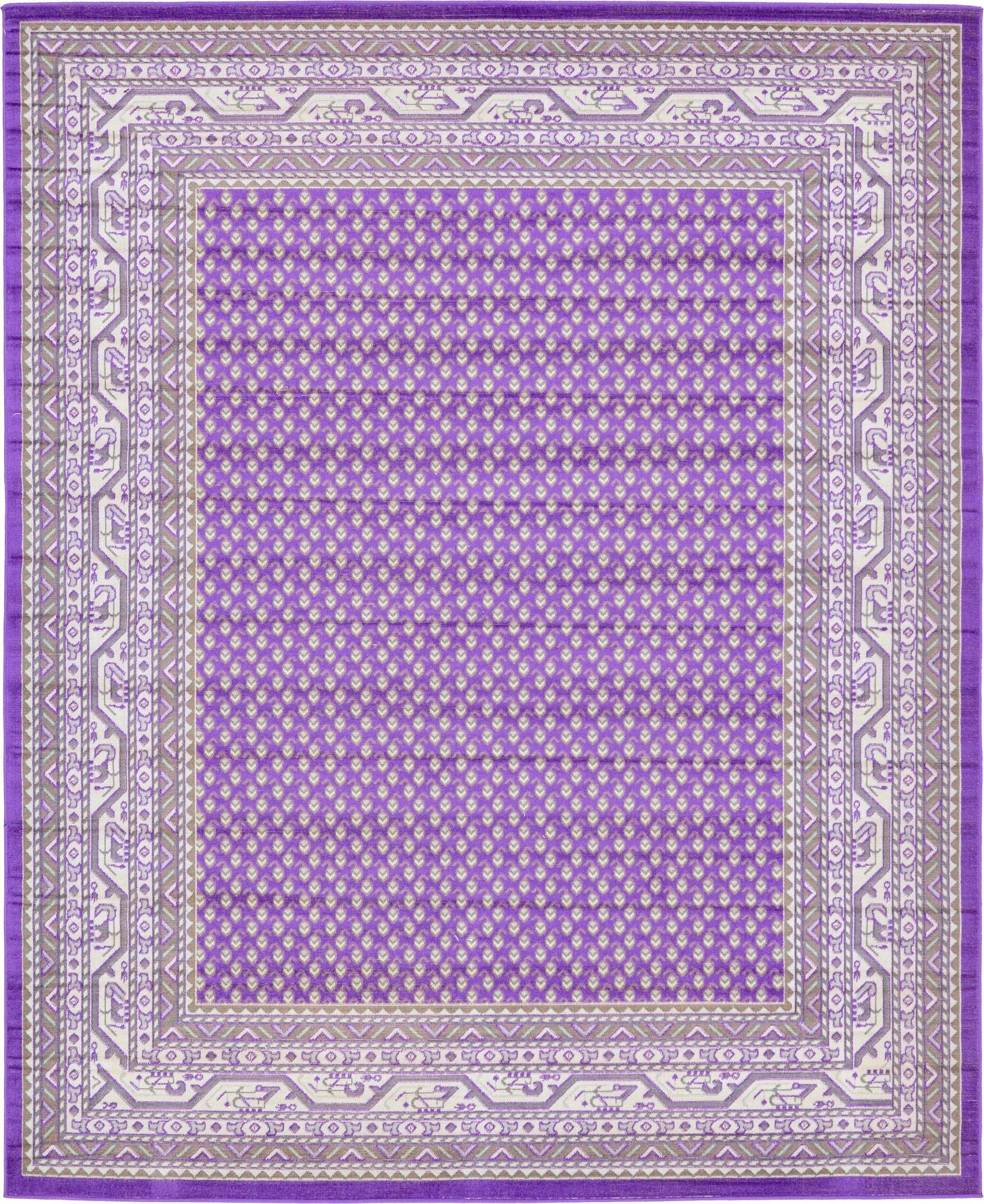 Soho Elegance Collection Area Rug -  Mercer (Violet)