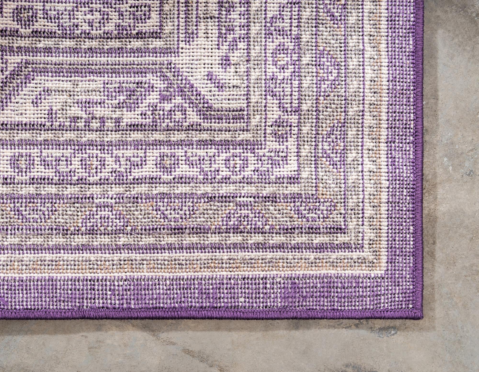 Soho Elegance Collection Area Rug -  Mercer (Violet)