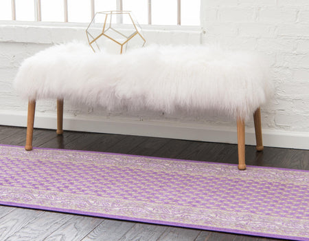 Soho Elegance Collection Area Rug -  Mercer (Violet)