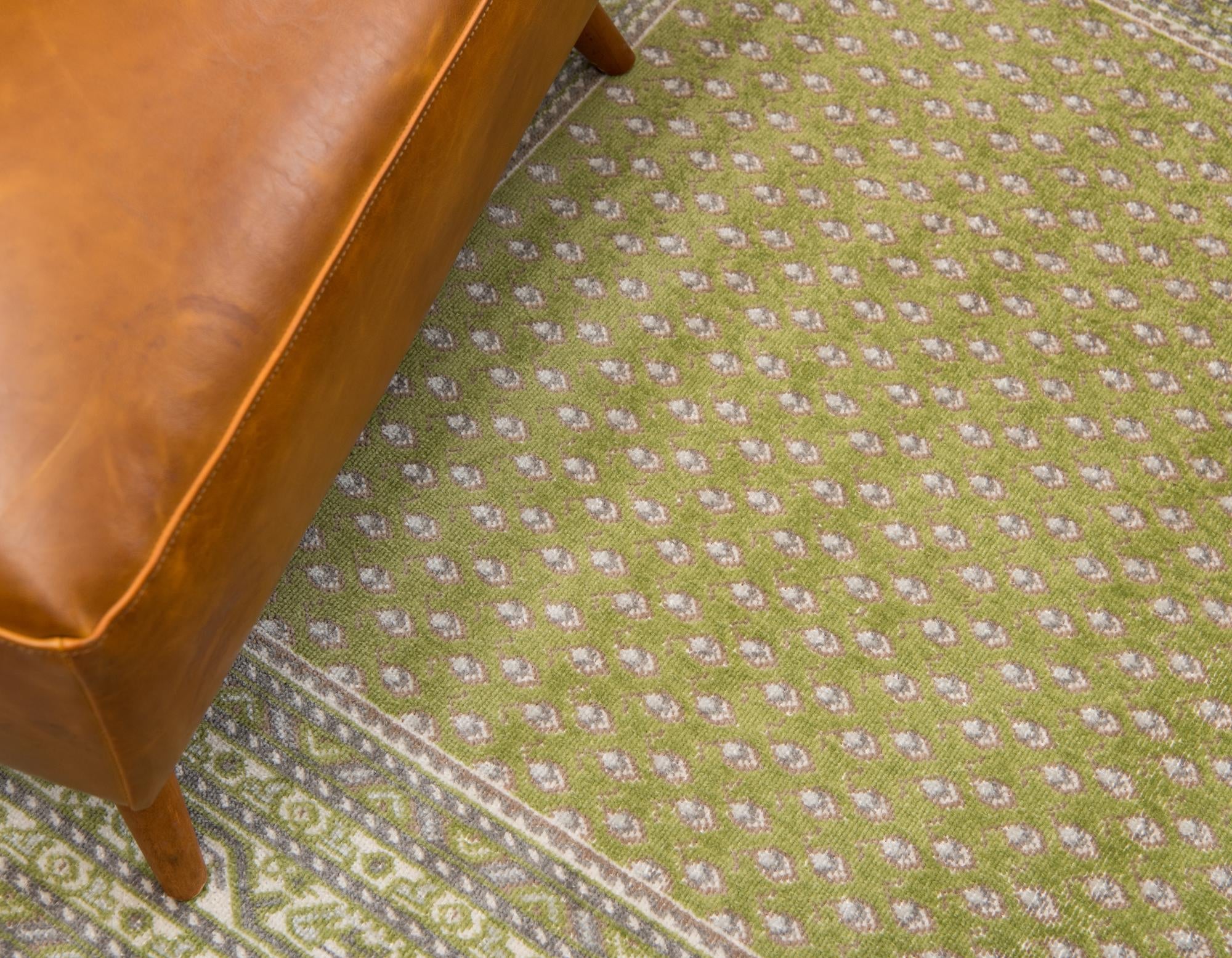 Soho Elegance Collection Area Rug -  Mercer (Green)