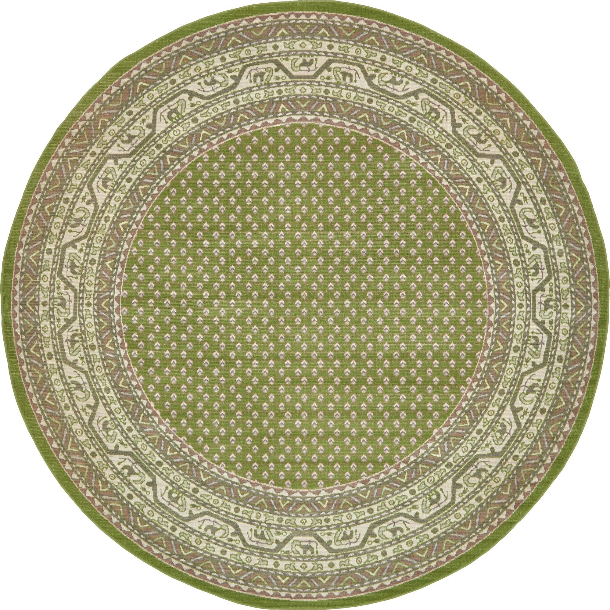 Soho Elegance Collection Area Rug -  Mercer (Green)