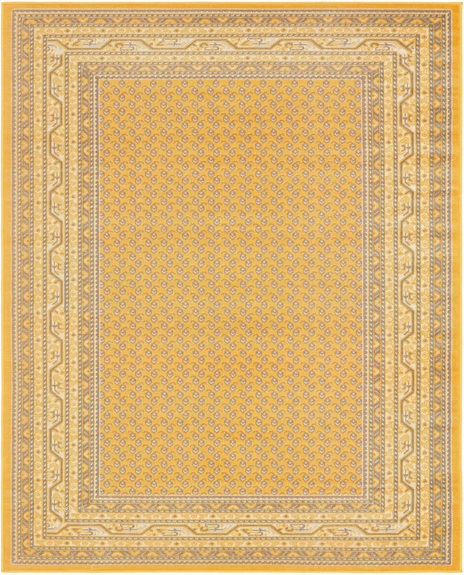 Soho Elegance Collection Area Rug -  Mercer (Yellow)