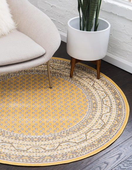 Soho Elegance Collection Area Rug -  Mercer (Yellow)