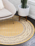 Soho Elegance Collection Area Rug -  Mercer (Yellow)