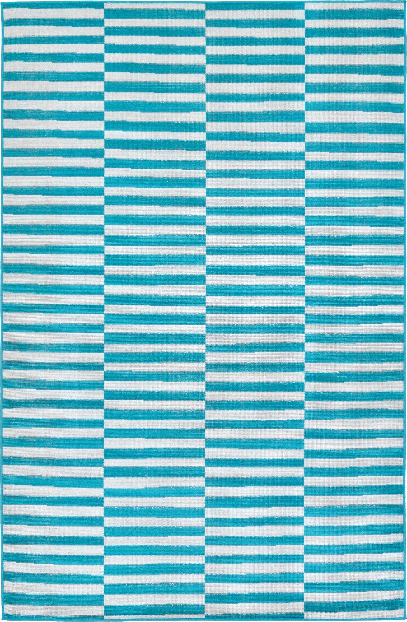 Soho Elegance Collection Area Rug -  Hudson (Turquoise)