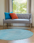 Soho Elegance Collection Area Rug -  Hudson (Turquoise)