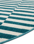 Soho Elegance Collection Area Rug -  Hudson (Turquoise)