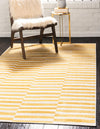 Soho Elegance Collection Area Rug -  Hudson (Yellow) Rectangle Yellow  lifestyle 2