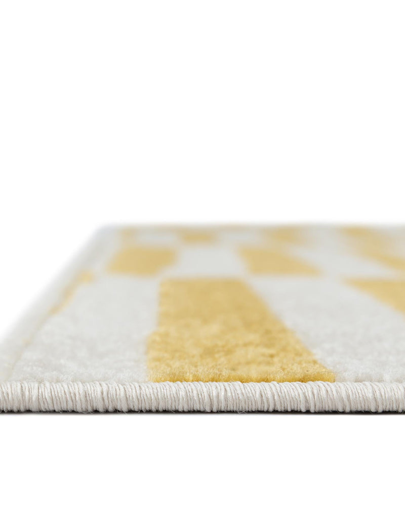 Soho Elegance Collection Area Rug -  Hudson (Yellow) Rectangle Yellow  lifestyle 7