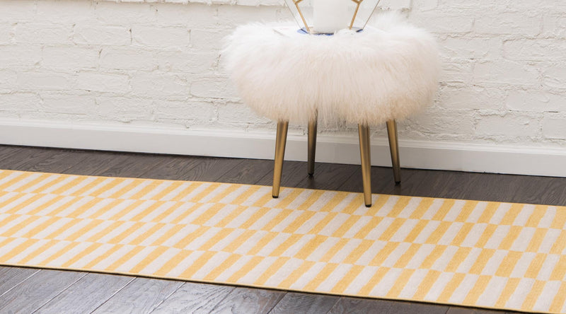 Soho Elegance Collection Area Rug -  Hudson (Yellow) Runner Yellow  lifestyle 20