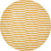 Soho Elegance Collection Area Rug -  Hudson (Yellow) Round Yellow  lifestyle 17