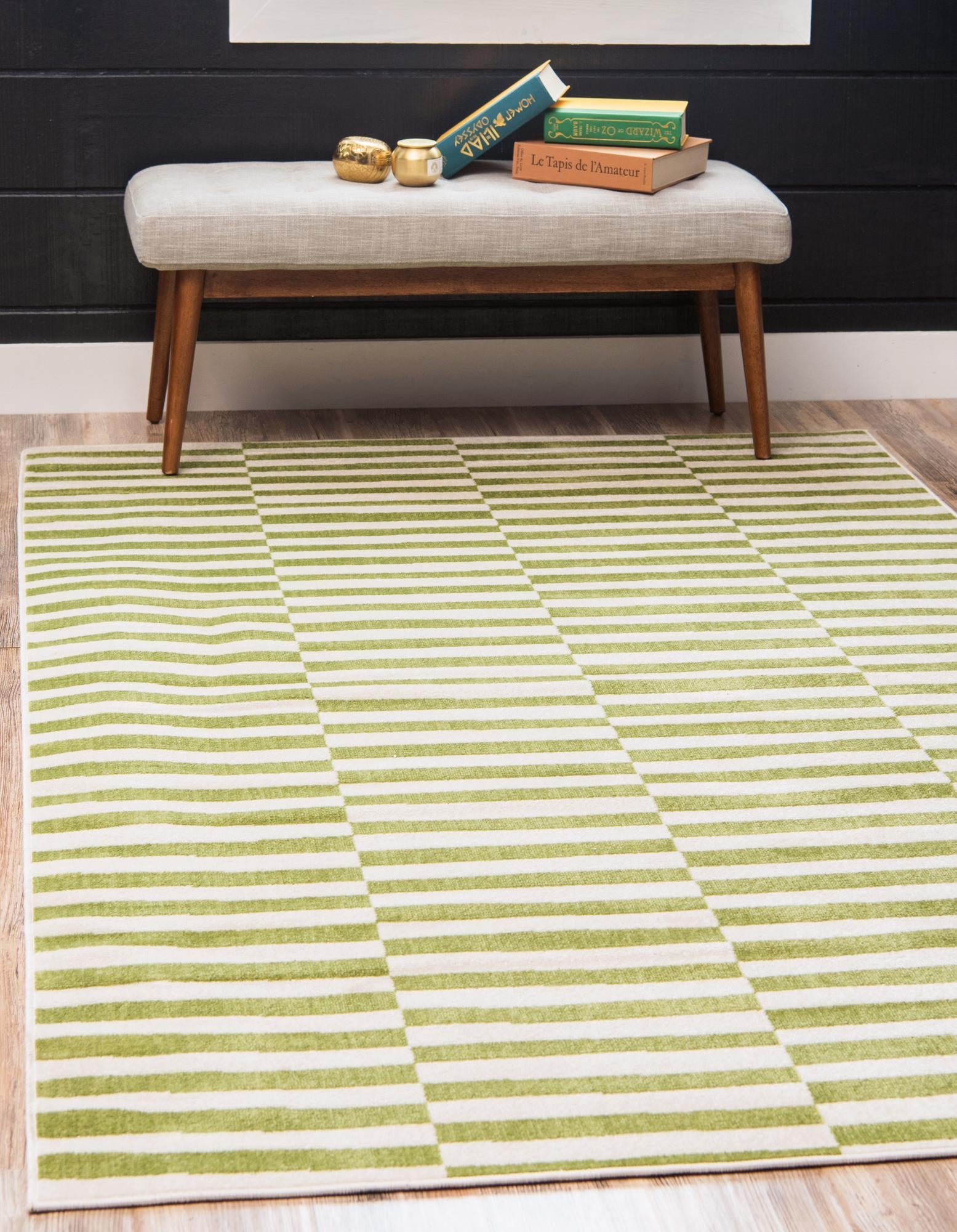 Soho Elegance Collection Area Rug -  Hudson (Green)