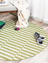 Soho Elegance Collection Area Rug -  Hudson (Green)