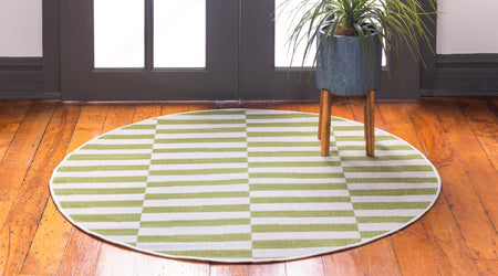 Soho Elegance Collection Area Rug -  Hudson (Green)