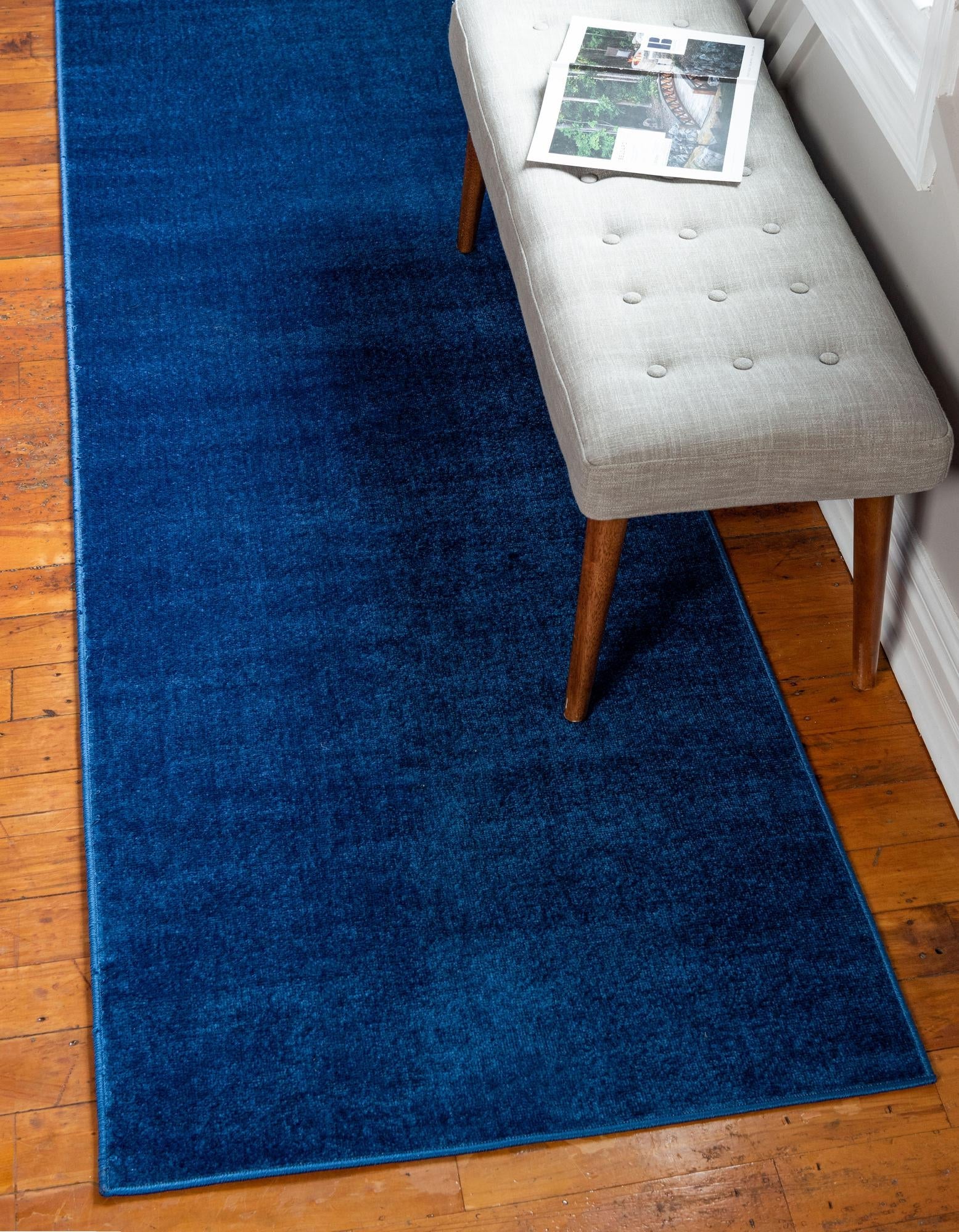 Soho Elegance Collection Area Rug - Chelsea (Navy Blue)