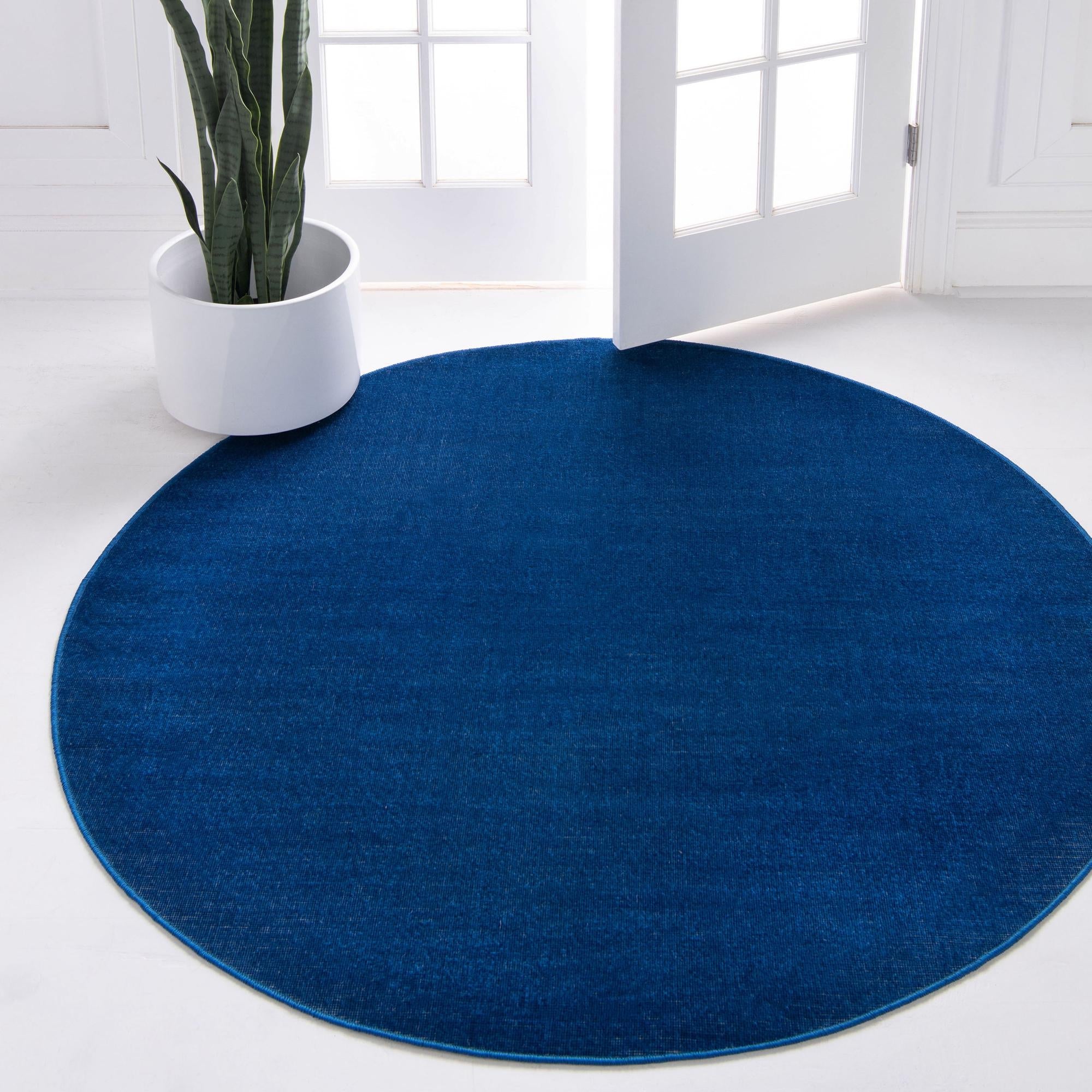 Soho Elegance Collection Area Rug - Chelsea (Navy Blue)