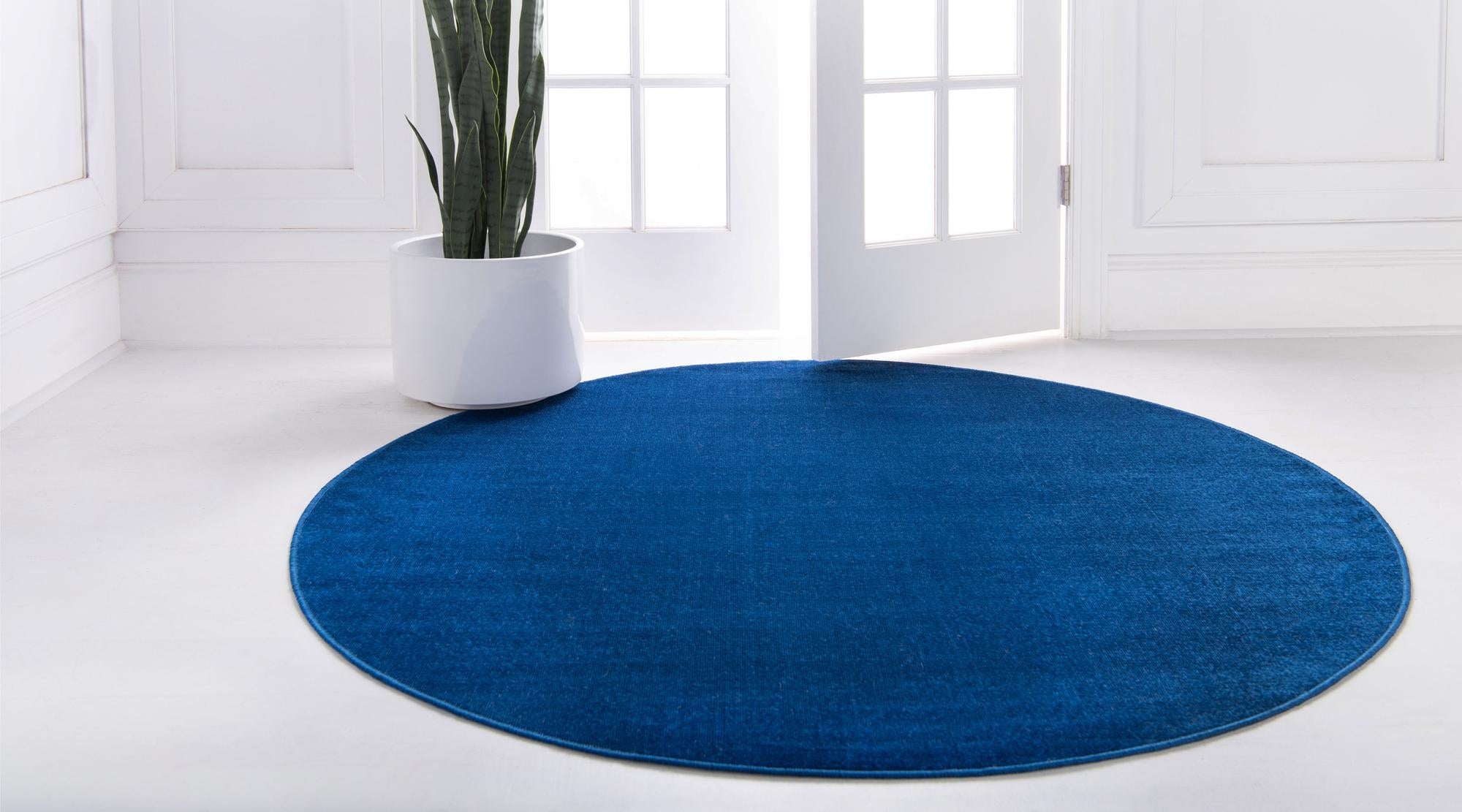 Soho Elegance Collection Area Rug - Chelsea (Navy Blue)