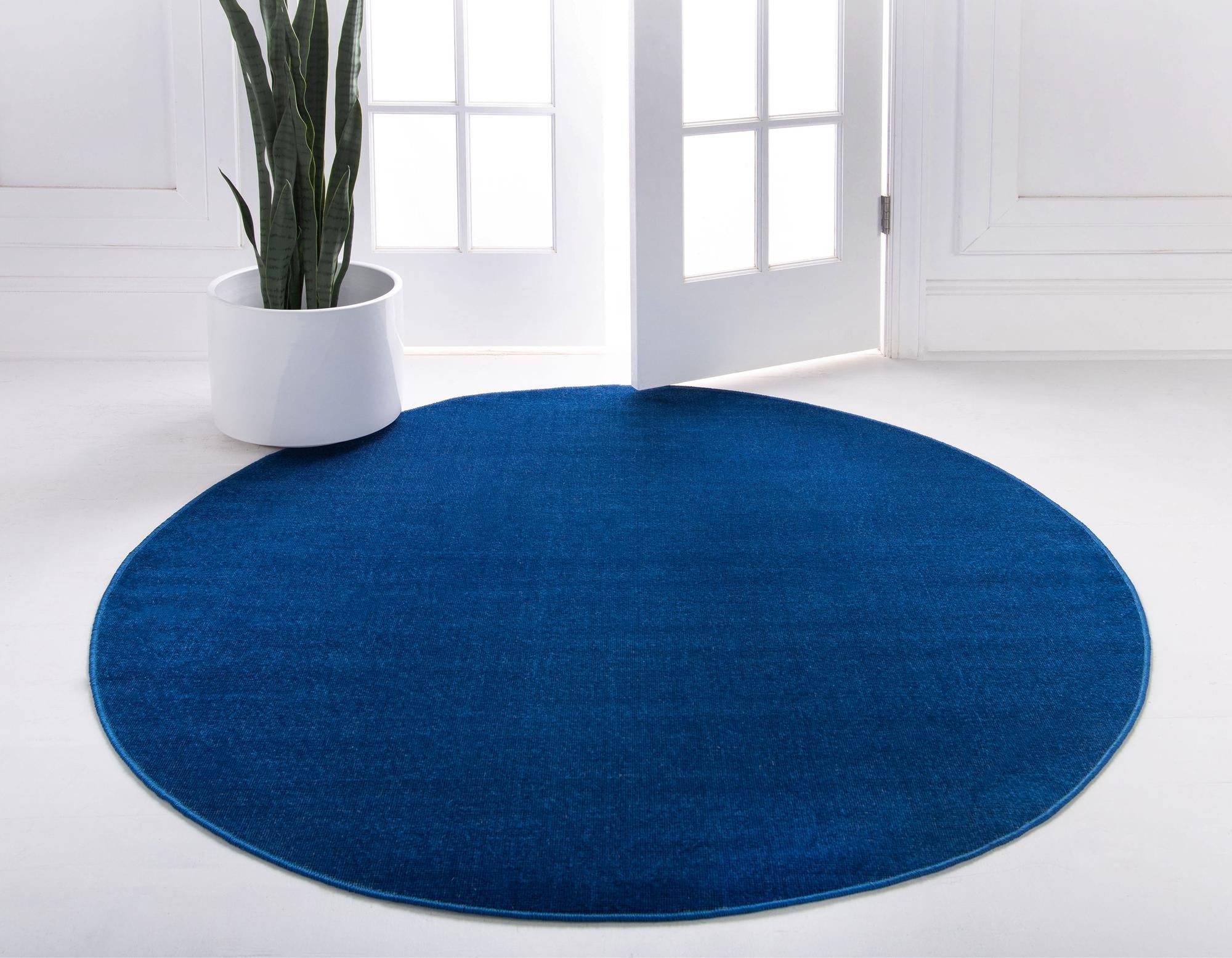 Soho Elegance Collection Area Rug - Chelsea (Navy Blue)