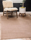 Soho Elegance Collection Area Rug - Chelsea (Light Brown) Rectangle Light Brown  lifestyle 2