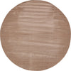 Soho Elegance Collection Area Rug - Chelsea (Light Brown) Round Light Brown  lifestyle 12