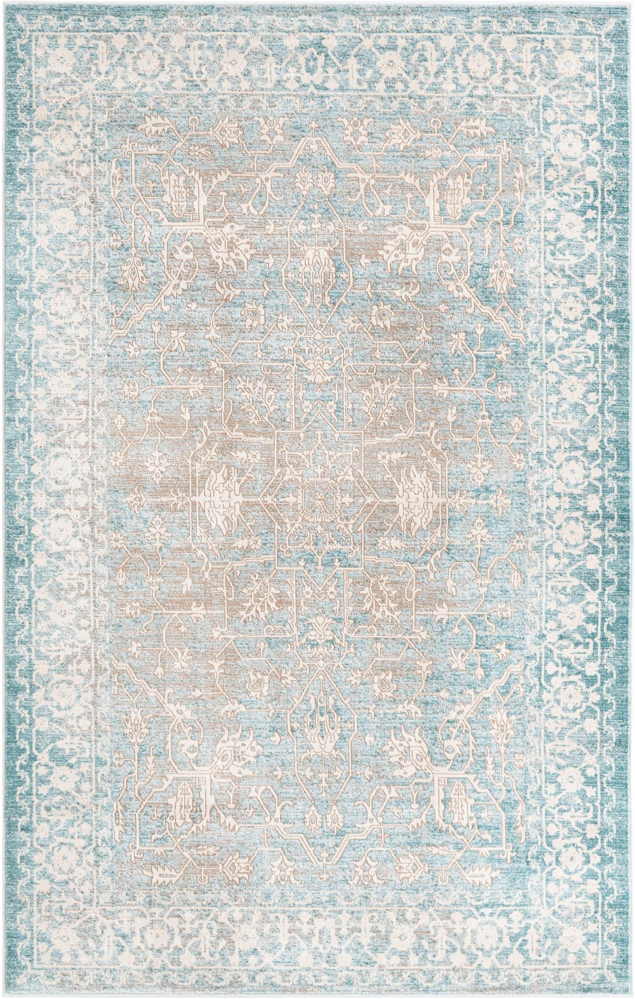 Rustic Charm Revival Collection Area Rug - Farmstead