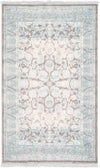 Rustic Charm Revival Collection Area Rug -  Pastoral Rectangle Light Blue Main