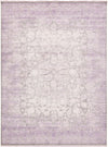 Rustic Charm Revival Collection Area Rug -  Pastoral Rectangle Lilac  lifestyle 3