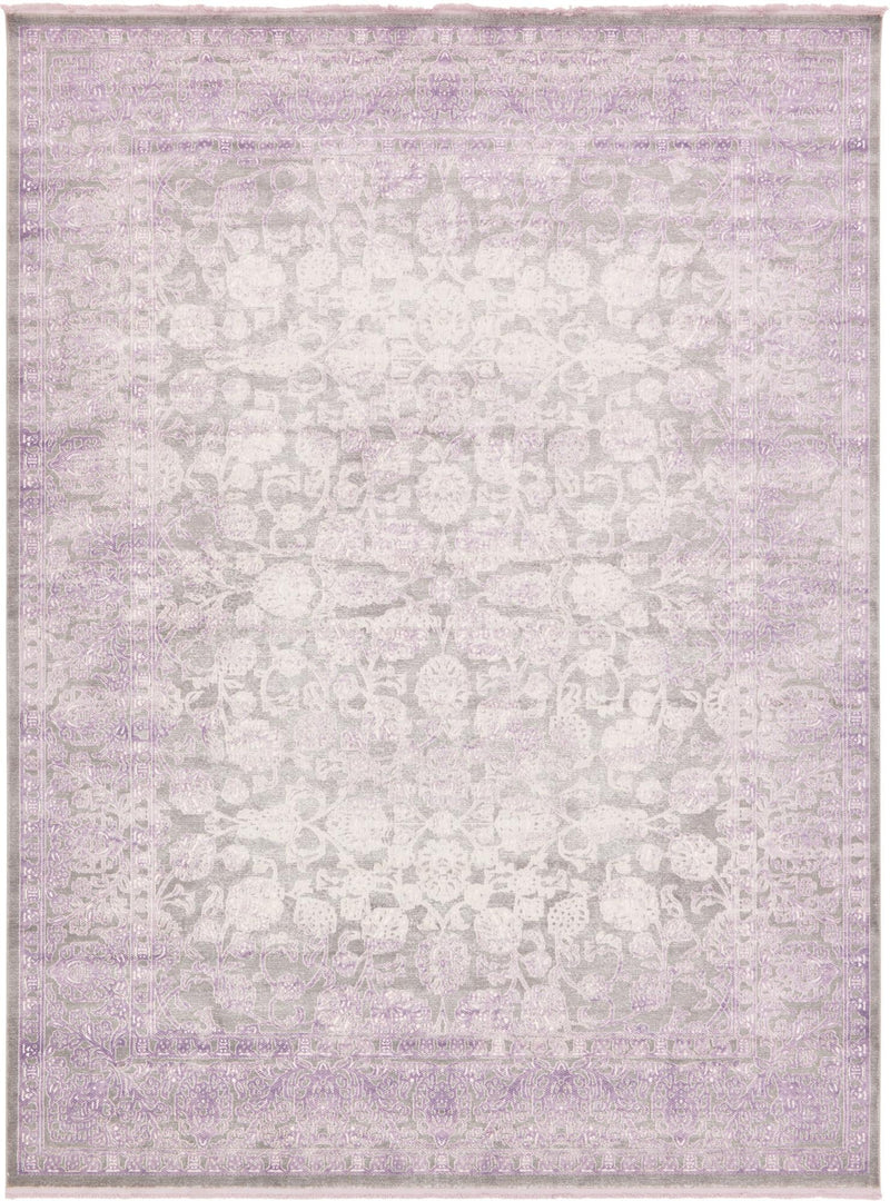 Rustic Charm Revival Collection Area Rug -  Pastoral Rectangle Lilac  lifestyle 3