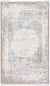 Rustic Charm Revival Collection Area Rug -  Meadowland Rectangle Light Blue Main