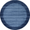 Studio Haven Collection Area Rug -  Conservatory (Navy Blue) Round Navy Blue  lifestyle 17