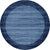 Studio Haven Collection Area Rug -  Conservatory (Navy Blue) Round Navy Blue  lifestyle 17