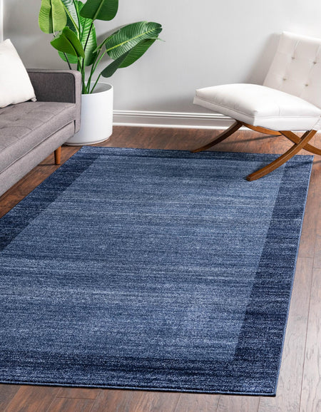 Studio Haven Collection Area Rug -  Conservatory (Navy Blue)