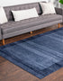 Studio Haven Collection Area Rug -  Conservatory (Navy Blue)