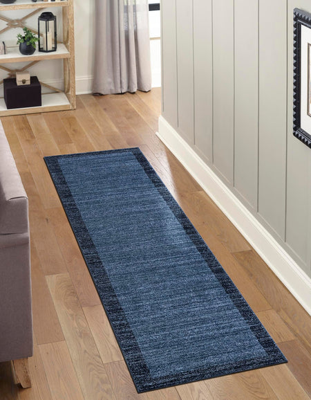 Studio Haven Collection Area Rug -  Conservatory (Navy Blue)