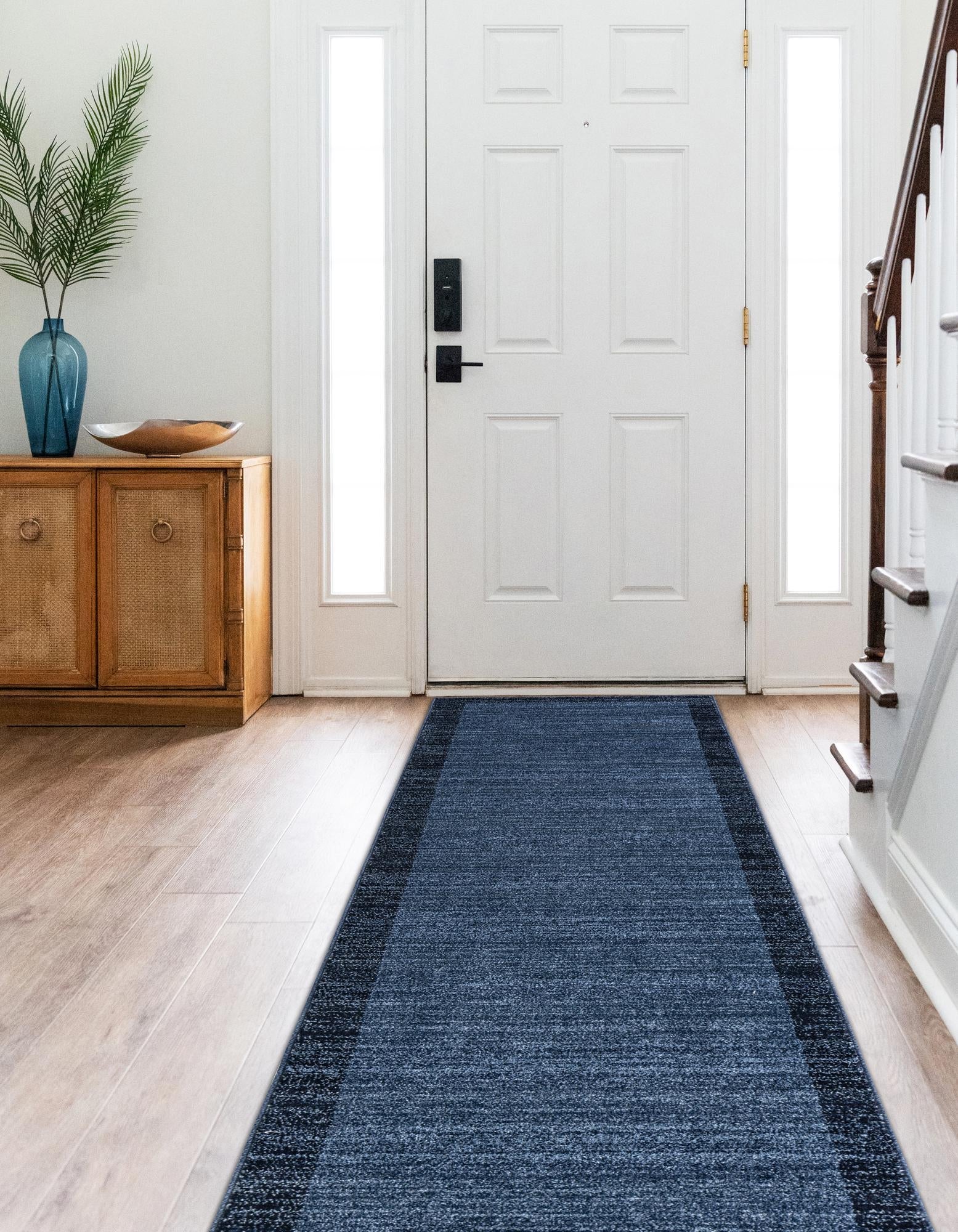 Studio Haven Collection Area Rug -  Conservatory (Navy Blue)