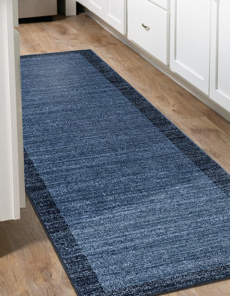 Studio Haven Collection Area Rug -  Conservatory (Navy Blue)