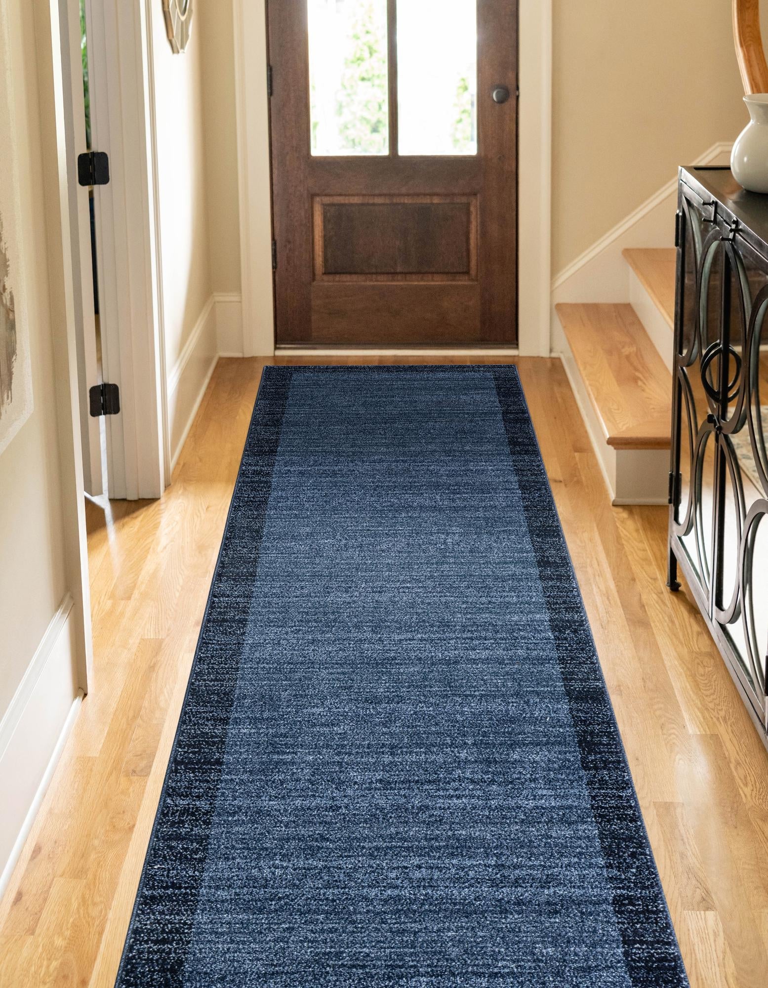 Studio Haven Collection Area Rug -  Conservatory (Navy Blue)