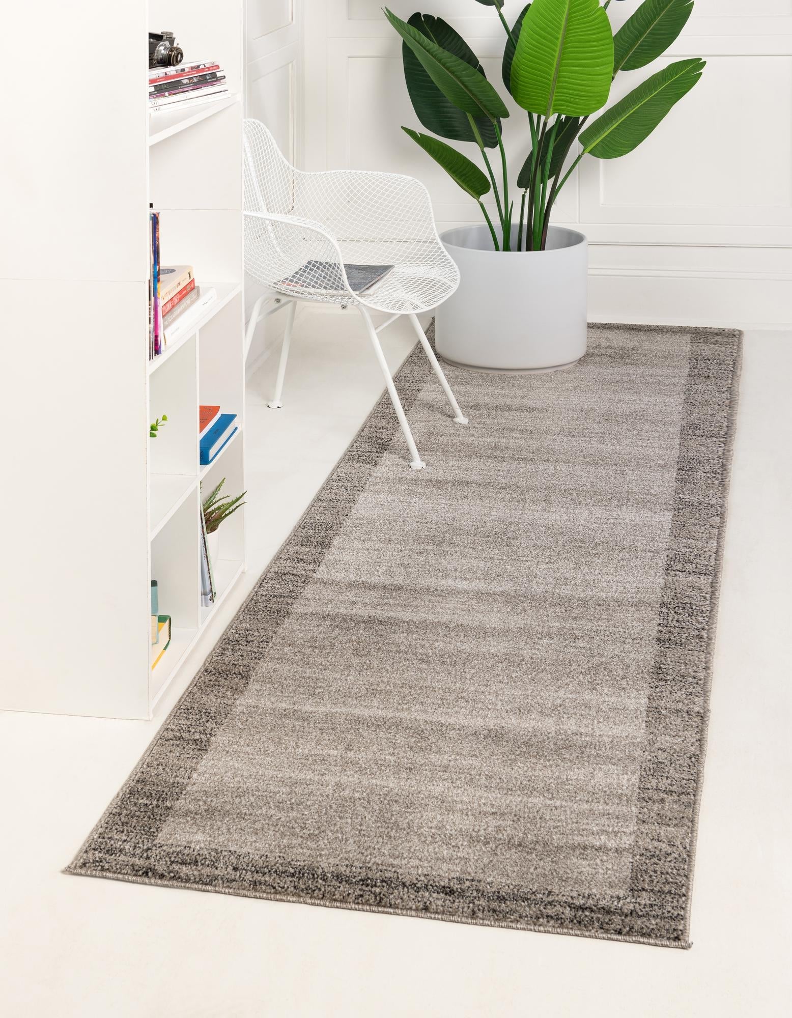 Studio Haven Collection Area Rug -  Conservatory (Light Gray)