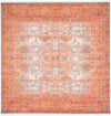 Rustic Charm Revival Collection Area Rug -  Pastoral Square Terracotta  lifestyle 18